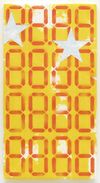 Sean Paul. 88.8888, 88.8888 EU3, 2018. Acrylic on cotton and polyester-polyamide. 115,3 x 61 x 3 cm