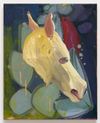 Tom Humphreys. Horse painting, 2019. Oil on linen. 50,5 x 40,5 cm. Christian Andersen, Copenhagen