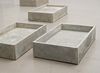 Rolf Nowotny, How Can I Sleep, 2013 (detail). Beer, cow dung, moss and youghurt on concrete. 8 pieces. Each 15 x 64 x 42 cm. How can I sleep, 2013. Christian Andersen, Copenhagen