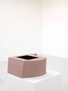 House, 2023. Red sandstone, plastic, lacquer. 22.50 x 51.50 x 22 cm, Christian Andersen, Copenhagen 