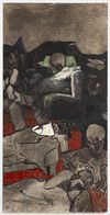 Anton Munar. Nunca pare de hablarle a la montaña / I never stopped talking to the mountain, 2024-25. Oil and soil on linen. 180 x 90 cm. Christian Andersen