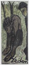 Anton Munar. Hedon in April, 2024-25. Oil on linen. 70 x 30 cm. Christian Andersen