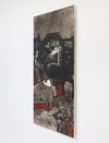 Anton Munar. Nunca pare de hablarle a la montaña / I never stopped talking to the mountain, 2024-25. Oil and soil on linen. 180 x 90 cm. Christian Andersen