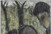 Anton Munar. Hedon in April, 2024-25 (detail). Oil on linen. 70 x 30 cm. Christian Andersen