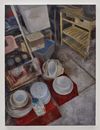 John Sandroni. Eldridge Street, 2025. Oil on linen. 40 x 30 inches (102 x 76 cm). Christian Andersen