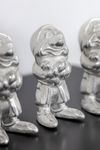 Grumpy, Grumpy, Grumpy, Grumpy, Grumpy, Grumpy and Grumpy (Silver lining), 2025 (detail). Bronze, lost wax cast and silver coated. Ed. 3 + 2 AP. Christian Andersen