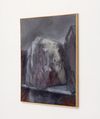 younger relative cousin half sibling rock face, 2026. Oil on canvas in artist’s frame. 77,5 x 62,3 cm (30 1/2 x 24 1/2 inches) framed. Christian Andersen