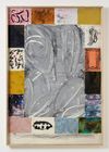 Tom Humphreys. Untitled, 2013. Gouache, charcoal, pastel, acylic, oil, marker and ink on paper, Plexiglass, wood, aluminium. 183 x 124.50 x 8,50 cm. Christian Andersen 