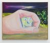 Tom Humphreys. Night, 2018. Oil on canvas, handmade frame. 81,5 x 67 cm
