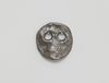 Sidsel Meineche Hansen. Hollow Eyed #4, 2017. Wax cast sculpture, silicone metal. 16 x 16 x 3 cm