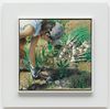 Damon Sfetsios. Onion Pulling, 2016. Oil on linen, artist’s frame. 30 x 30 cm unframed. 44 x 44 cm framed. Frieze Focus, London. Christian Andersen, Copenhagen