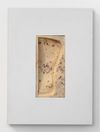 Patricia L. Boyd. Absorption, Elimination III (Galeria Plan B, 11/22/2019-2/22/2020), 2022. Used restaurant grease, damar resin, beeswax, particle board, OSB. 123,7 x 90 x 16 cm